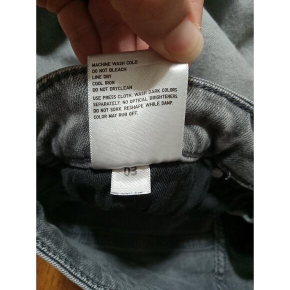 UNIQLO Jeans Mens 30 X 32.50 Gray Grey TAPERED ?  Used Summer Winter Taper Work - Picture 9 of 11